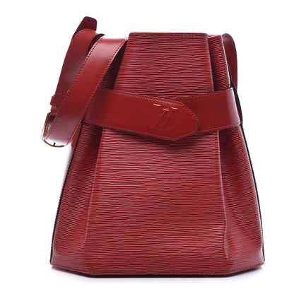 Louis Vuitton Epi Sac D'Epaule Castillan Red 1 of 10