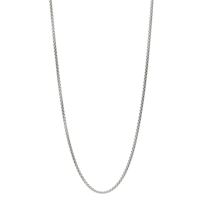 David Yurman Sterling Silver 2.7mm Small Box Chain Necklace 22" 1 of 4