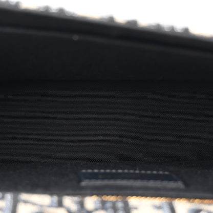 Christian Dior Oblique 30 Montaigne Flap Bag Blue 5 of 10