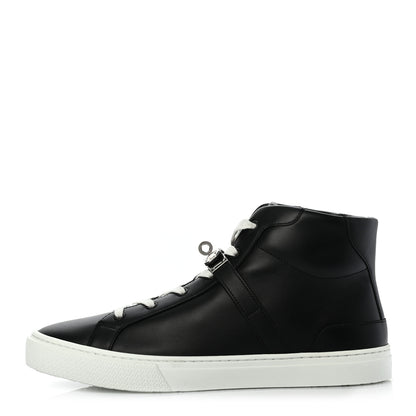 Hermes Calfskin Mens Daydream Sneakers 42.5 Black 1 of 8
