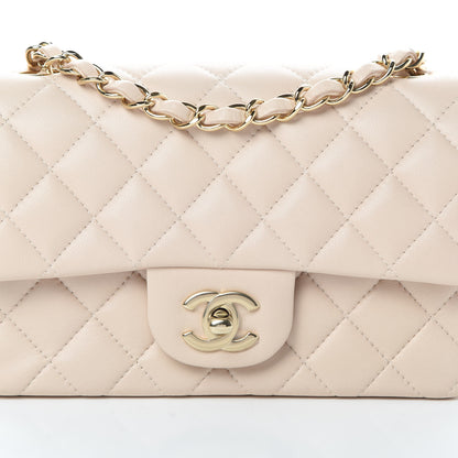 Chanel Lambskin Quilted Mini Rectangular Flap Light Beige 8 of 12