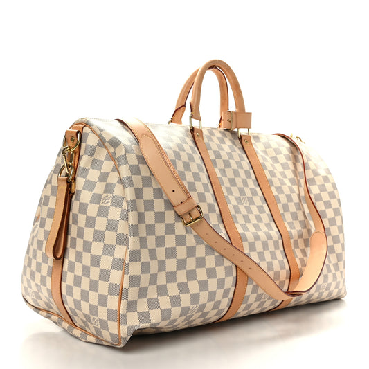 Damier Azur Keepall Bandouliere 55