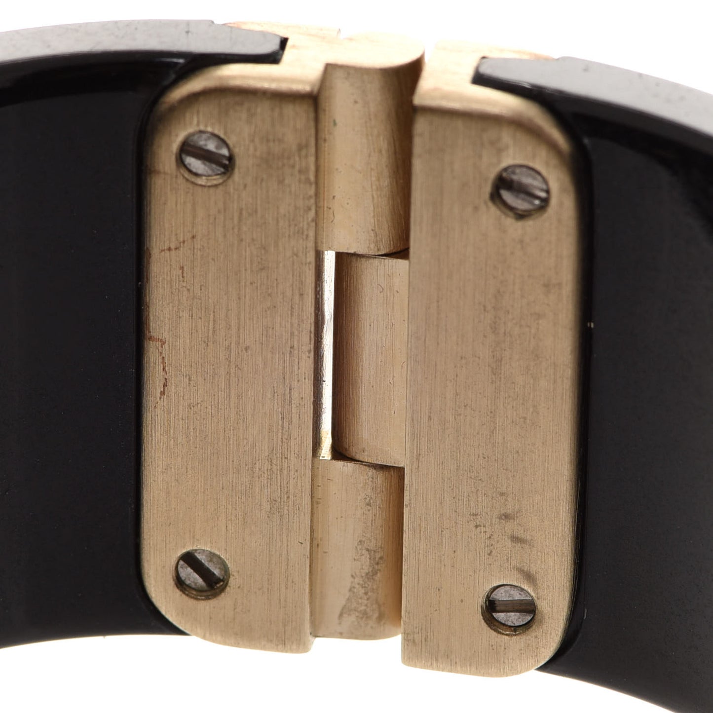 Resin Baguette Crystal CC Cuff Black