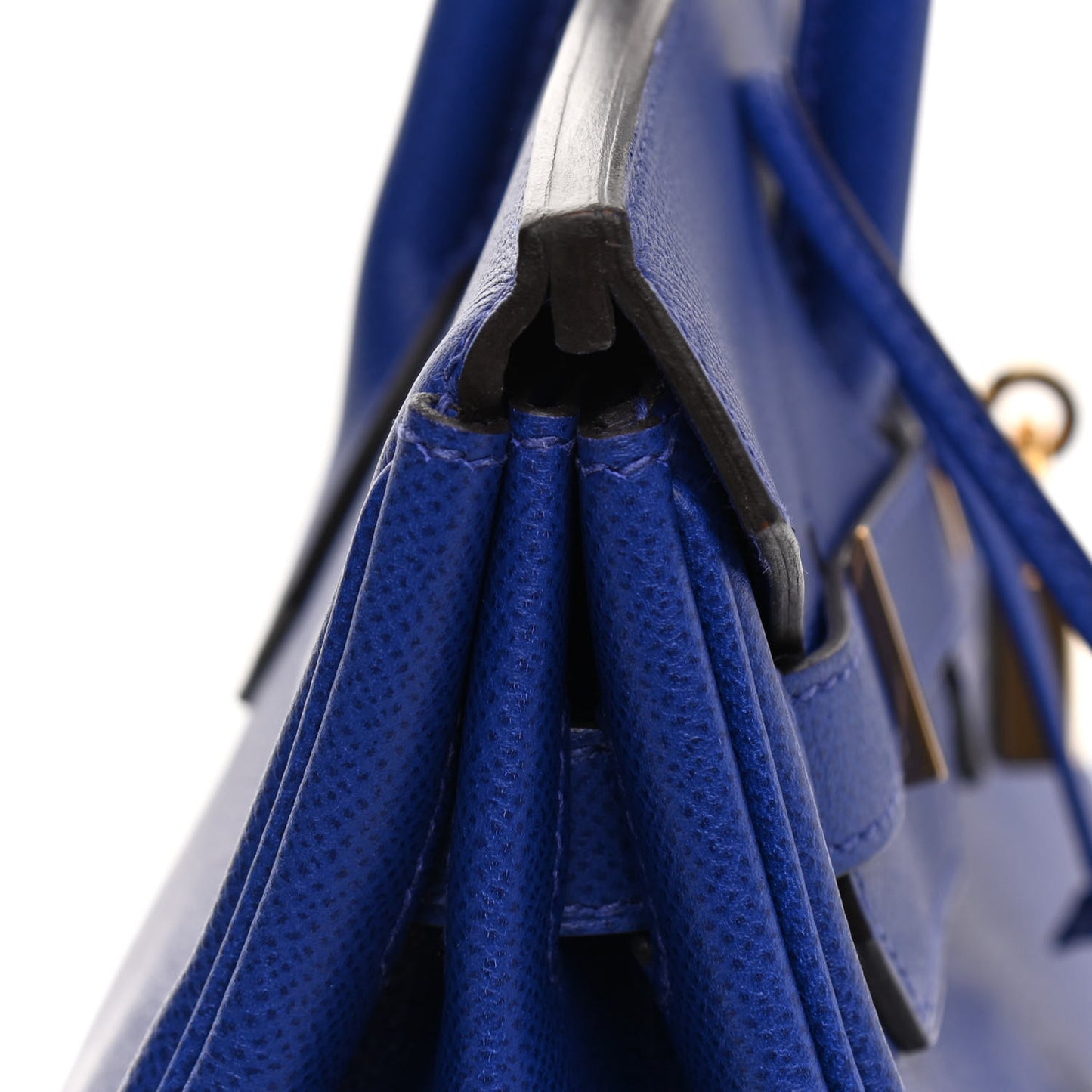 Epsom Birkin 35 Bleu Electrique