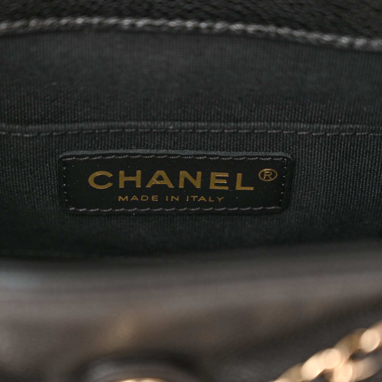Chanel Shiny Caviar Quilted Small Duma Pockets Drawstring Backpack Black 6 of 11