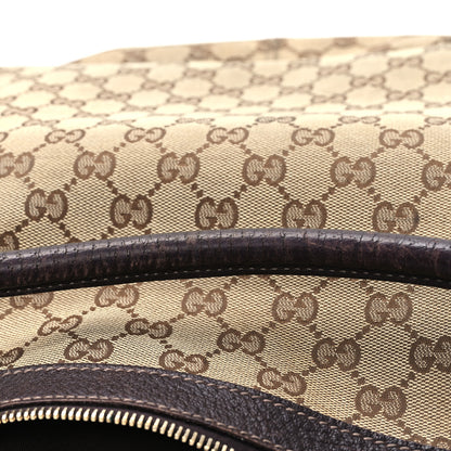 Gucci Monogram Pocket Hobo Brown 14 of 16