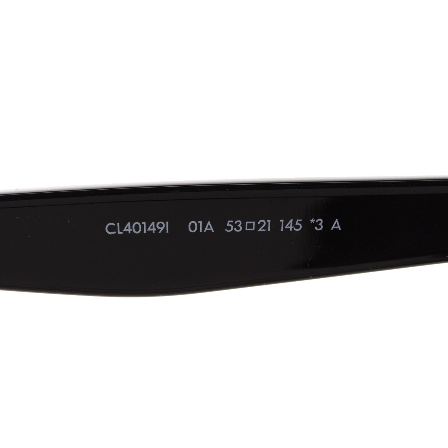 Celine Acetate Cat Eye Sunglasses CL401491 Black 5 of 8