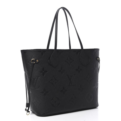 Louis Vuitton Empreinte Monogram Giant Neverfull MM Black 4 of 12