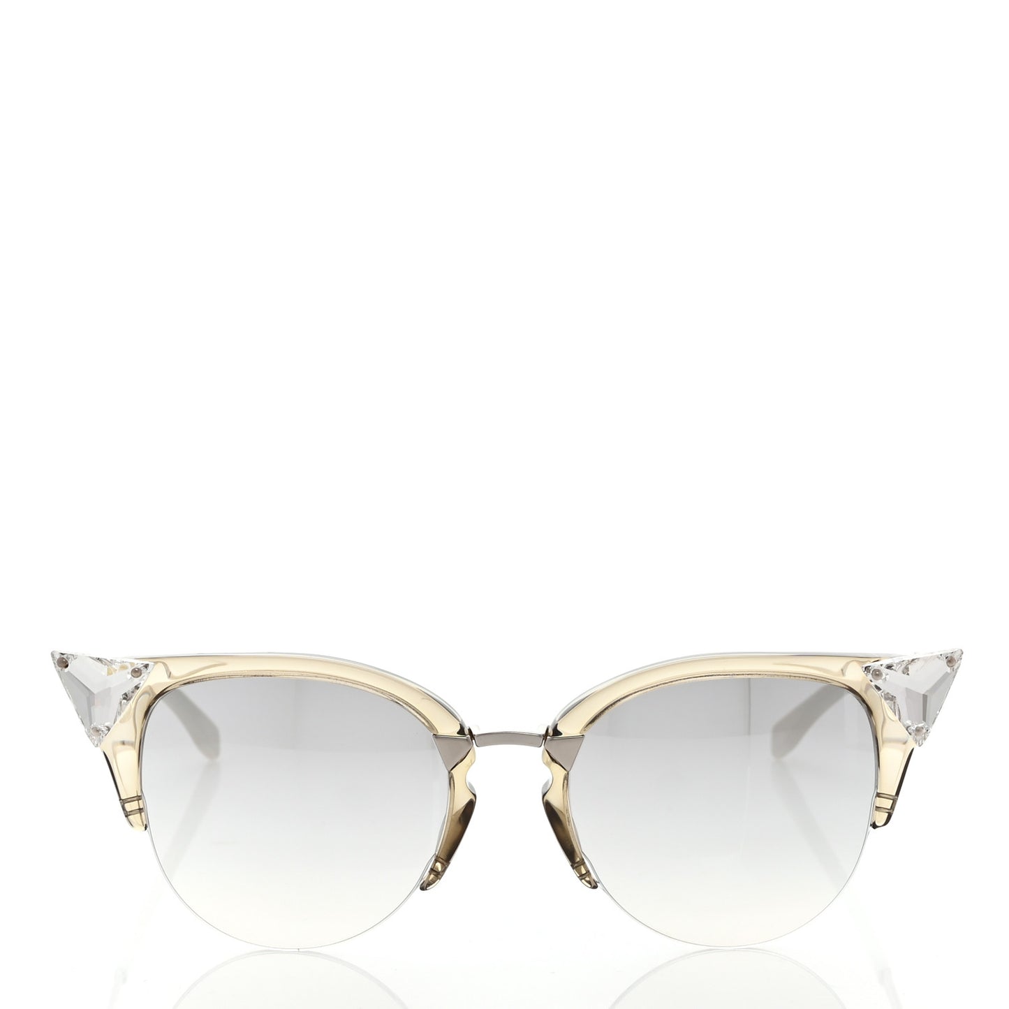 Iridia Cat Eye Sunglasses FF 0041/S Silver