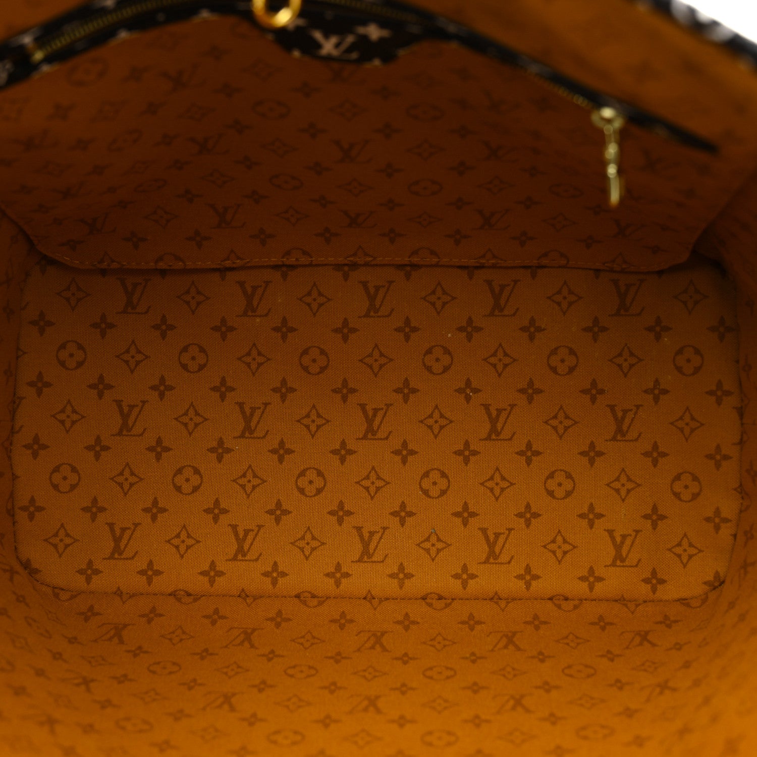 Louis Vuitton Monogram Giant Crafty Neverfull MM Creme Caramel 6 of 11
