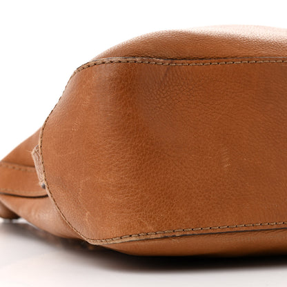 Gucci Pebbled Calfskin Medium Marrakech Hobo Brown 9 of 12