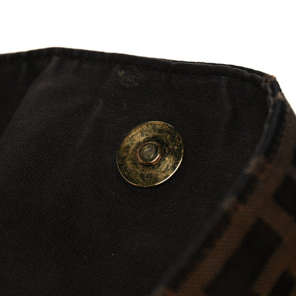 Fendi Zucca Vitello Artic Small Hobo Tobacco Castagna 16 of 22