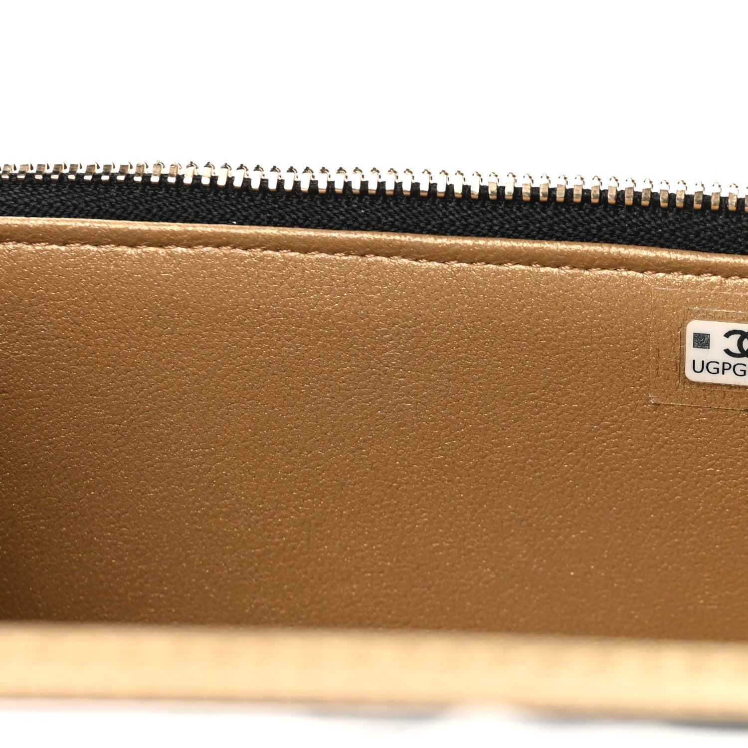 Chanel Lambskin Quilted Small CC Vanity Case Black 13 of 23