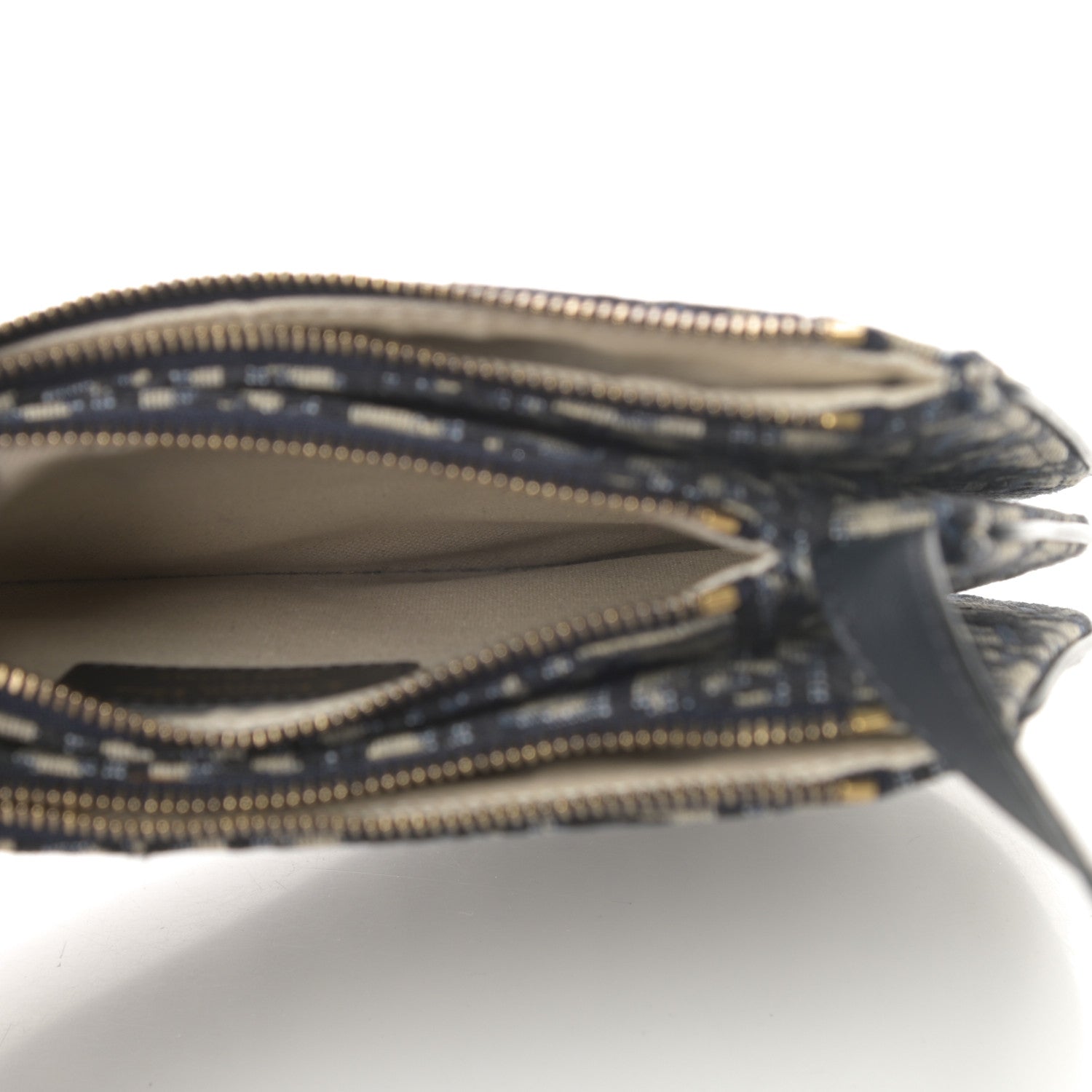 Christian Dior Oblique Saddle Pouch With Strap Navy Blue 6 of 12