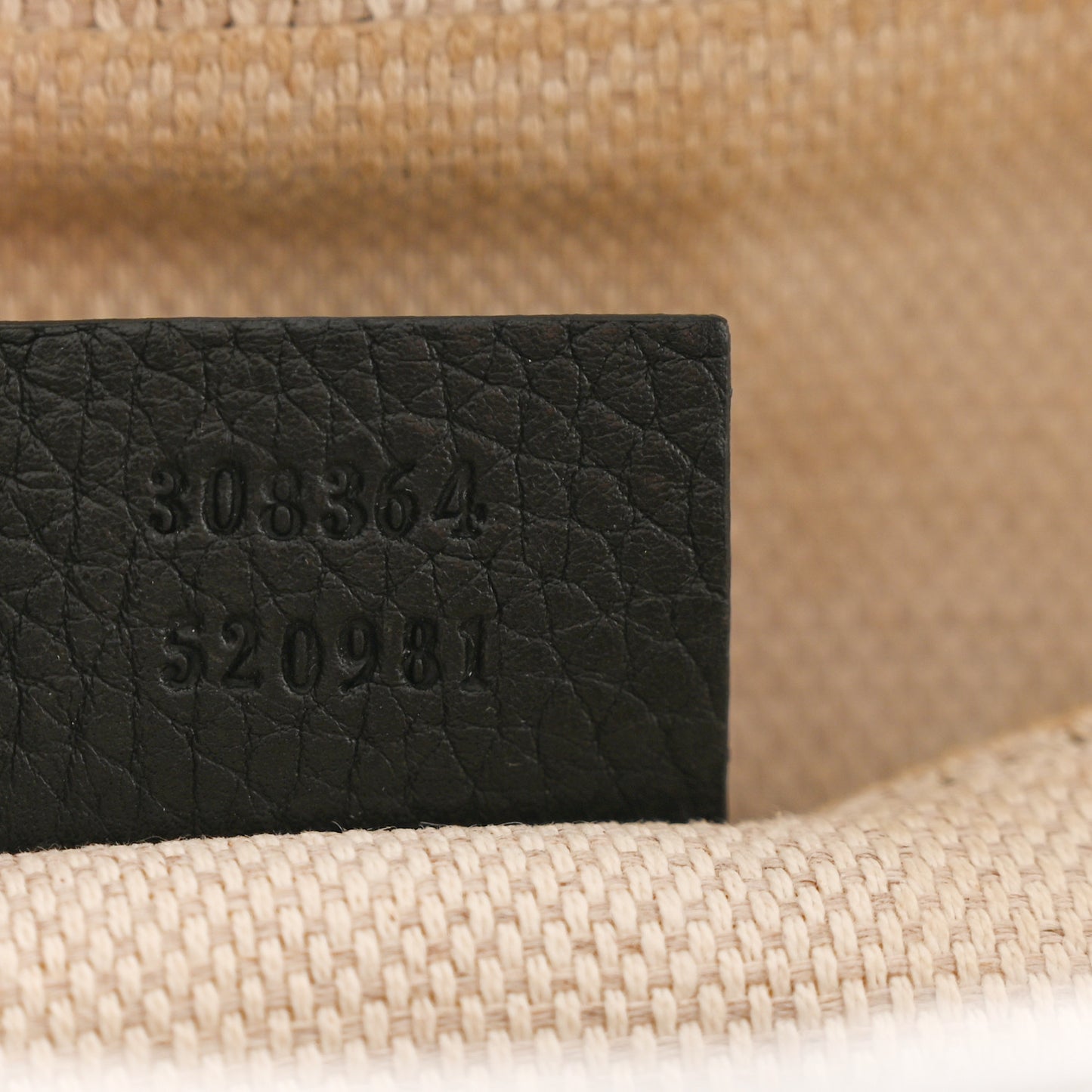 Pebbled Calfskin Small Soho Disco Bag Black