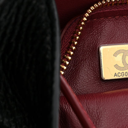 Chanel Grained Calfskin Mini Souplissimo Maxi Flap Black 7 of 11
