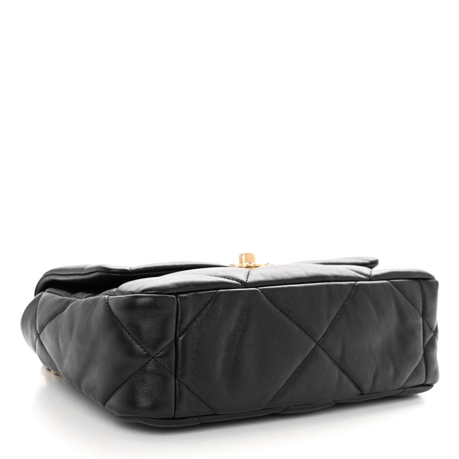 Chanel Lambskin Quilted Medium Chanel 19 Flap Black 4 of 9