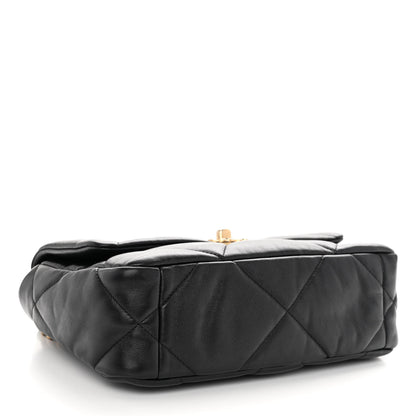 Chanel Lambskin Quilted Medium Chanel 19 Flap Black 4 of 9