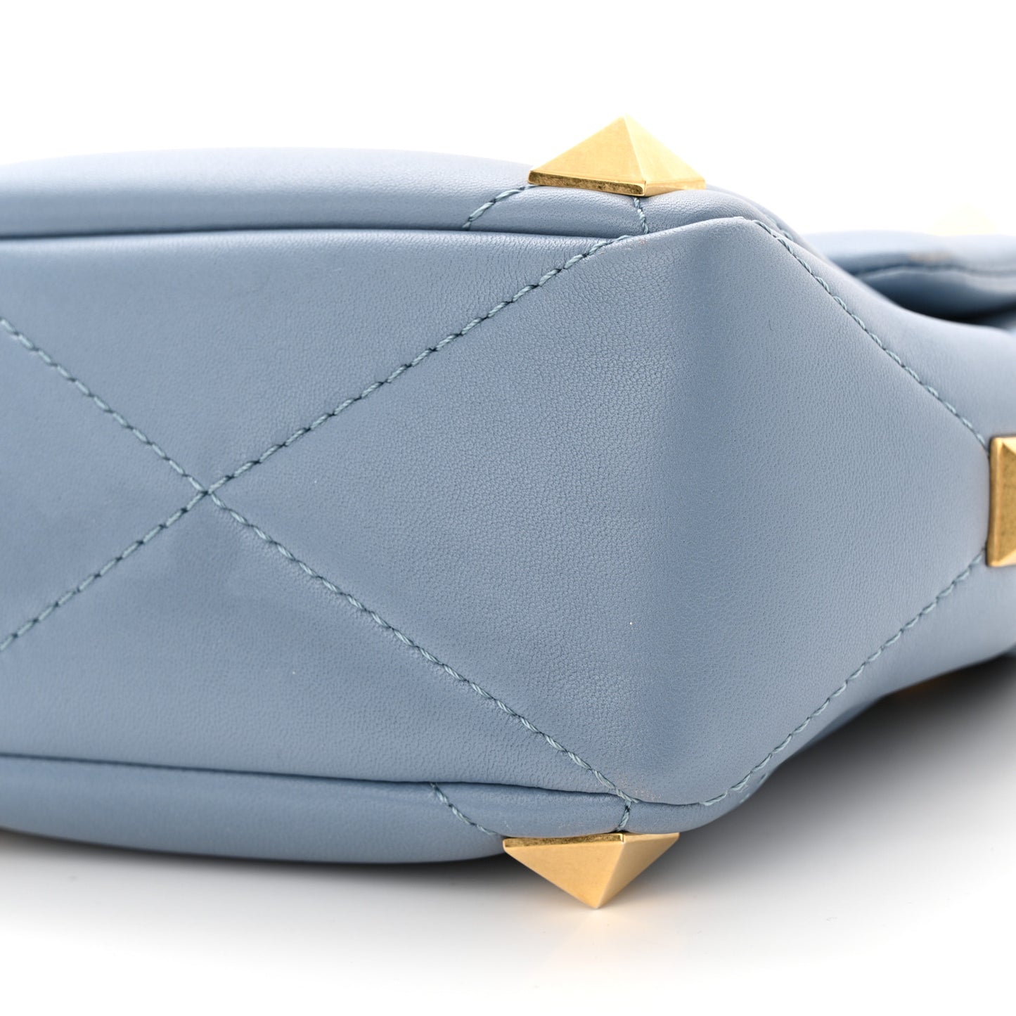 Nappa Large Roman Stud Shoulder Bag Niagara