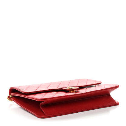 Chanel Lambskin Quilted Medium Single Flap Red 4 of 11