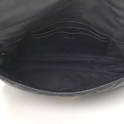Fendi Nappa FF 1974 Embossed Mini Baguette Black 5 of 12