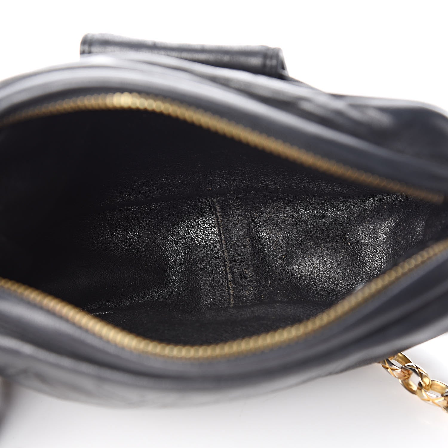 Chanel Lambskin Quilted Tassel Camera Case Black 5 of 14
