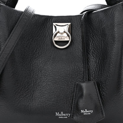 Mulberry Shiny Calfskin Small Iris Tote Black 9 of 13