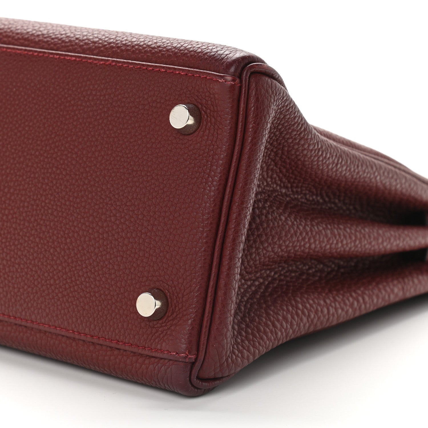 Hermes Togo Kelly Retourne 28 Rouge H 9 of 15