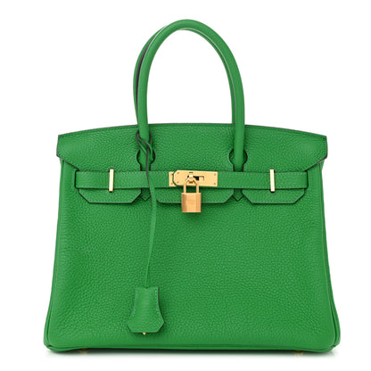 Hermes Togo BIRKIN 30 Bambou 1 of 11