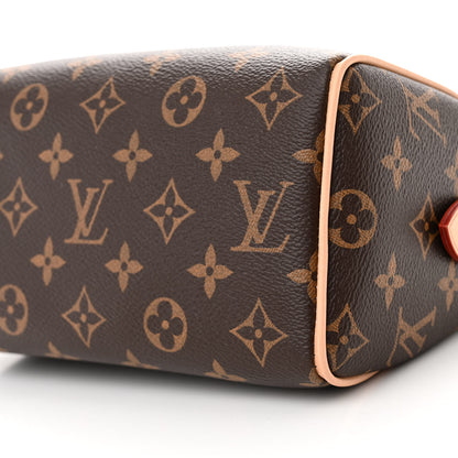Louis Vuitton Monogram Speedy Bandouliere 20 Beige 9 of 11