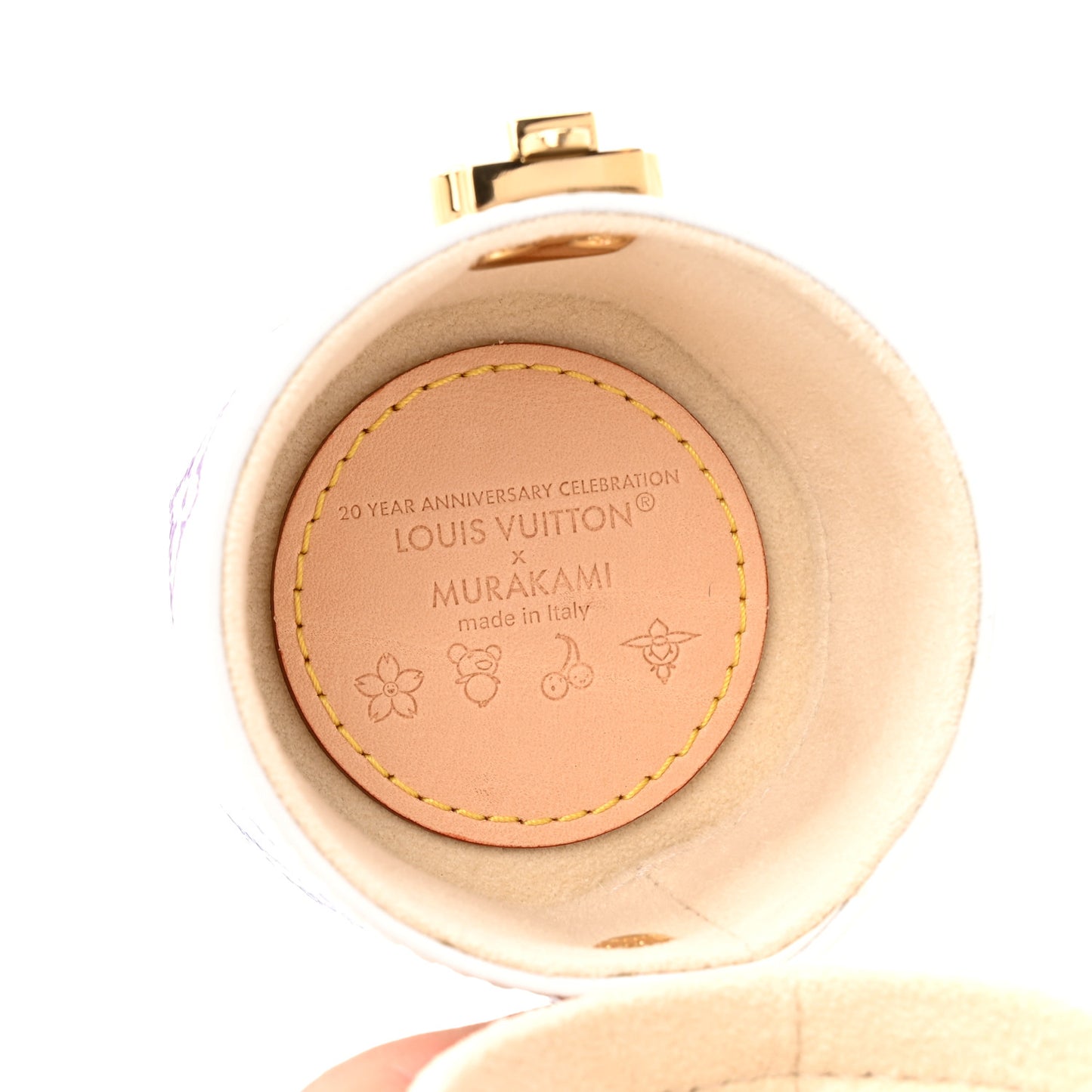 LV X TM Monogram Multicolor Fragrance Travel Case White