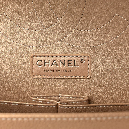 Chanel Pearly Caviar Quilted Jumbo Double Flap Gold 6 of 13