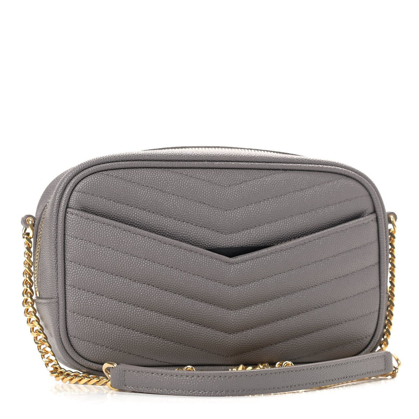 Grain De Poudre Matelasse Monogram Mini Lou Camera Bag Fog