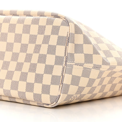 Louis Vuitton Damier Azur Neo Neverfull MM Rose Ballerine 10 of 11