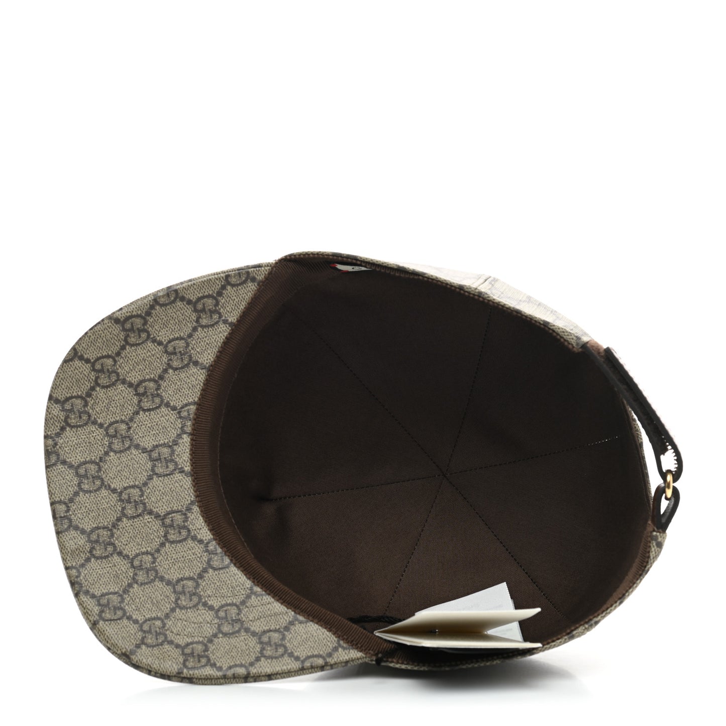 GG Supreme Monogram Boutique Print Baseball Hat M Beige