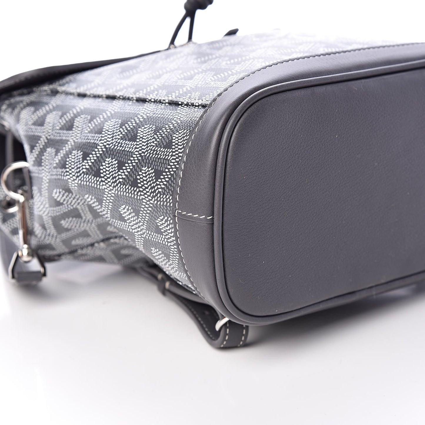 Goyardine Calfskin Mini Alpin Backpack Grey