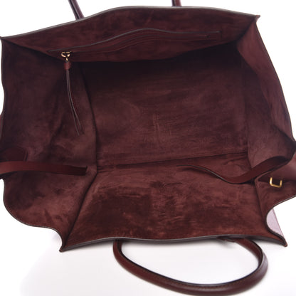 Celine Natural Calfskin Medium Phantom Luggage Burgundy 5 of 11