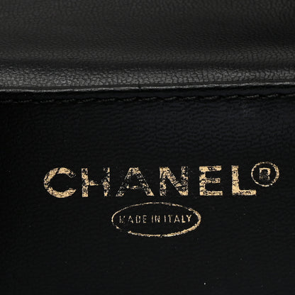 Chanel Caviar CC Vanity Train Case Black 6 of 11