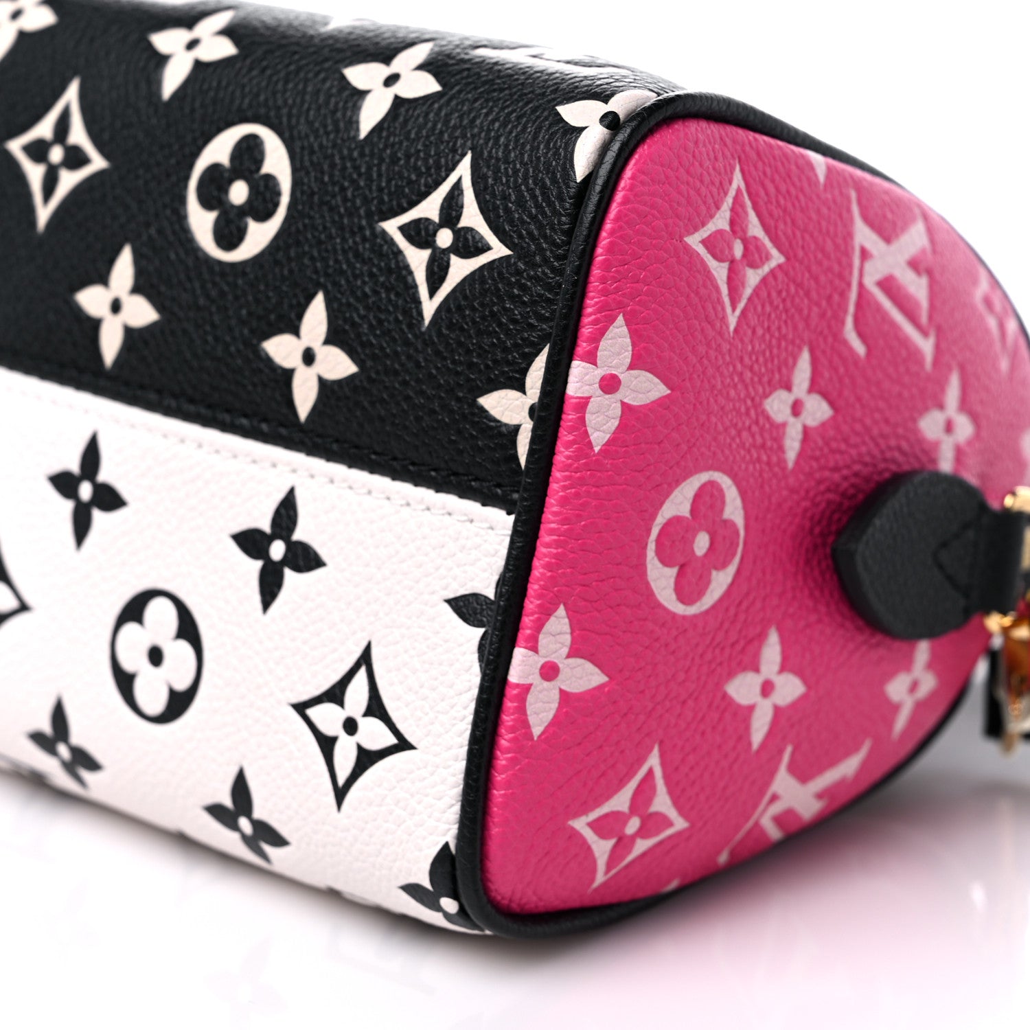 Louis Vuitton Empreinte Monogram Spring in the City Speedy Bandouliere 20 Black White Pink 8 of 8