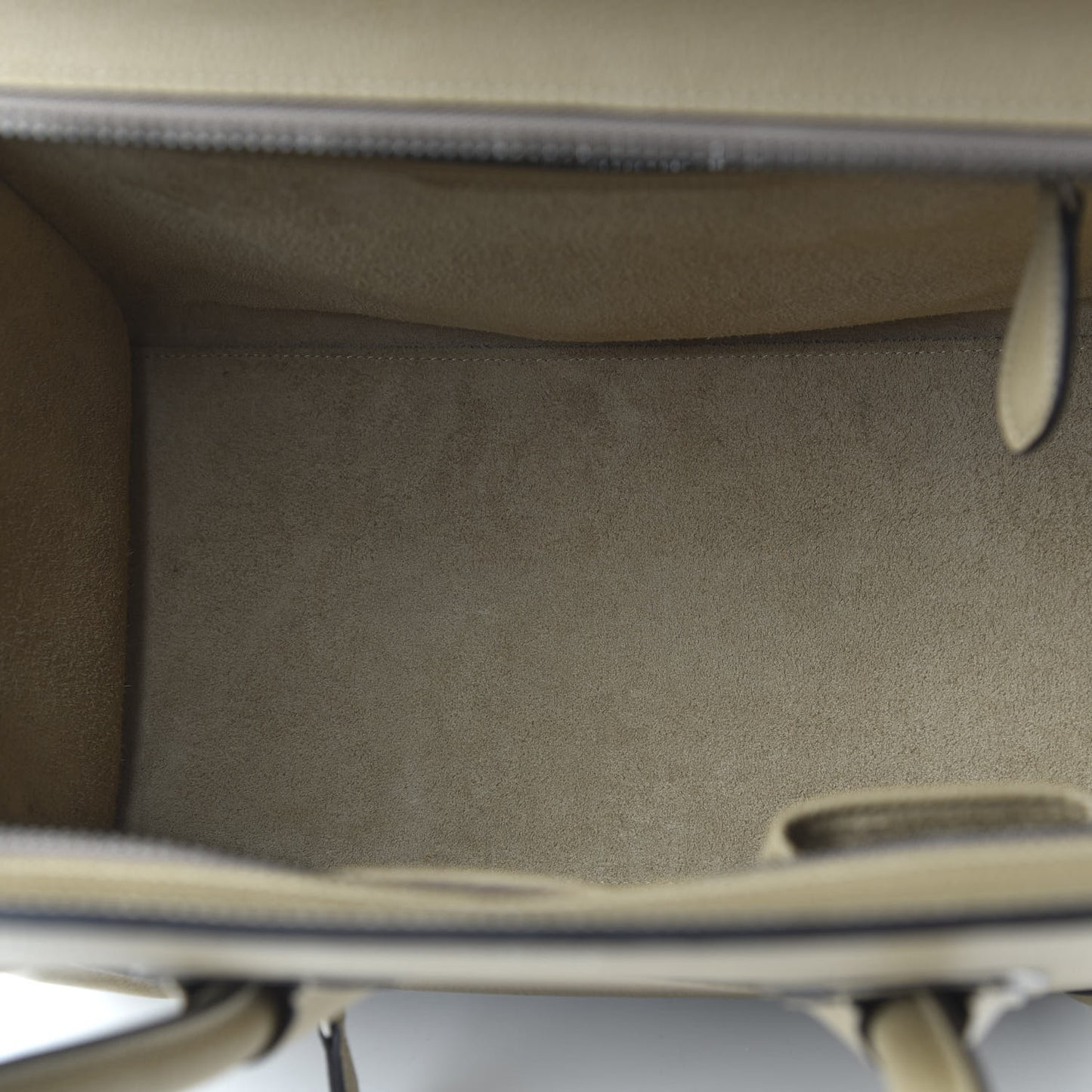 Drummed Calfskin Mini Luggage Dune