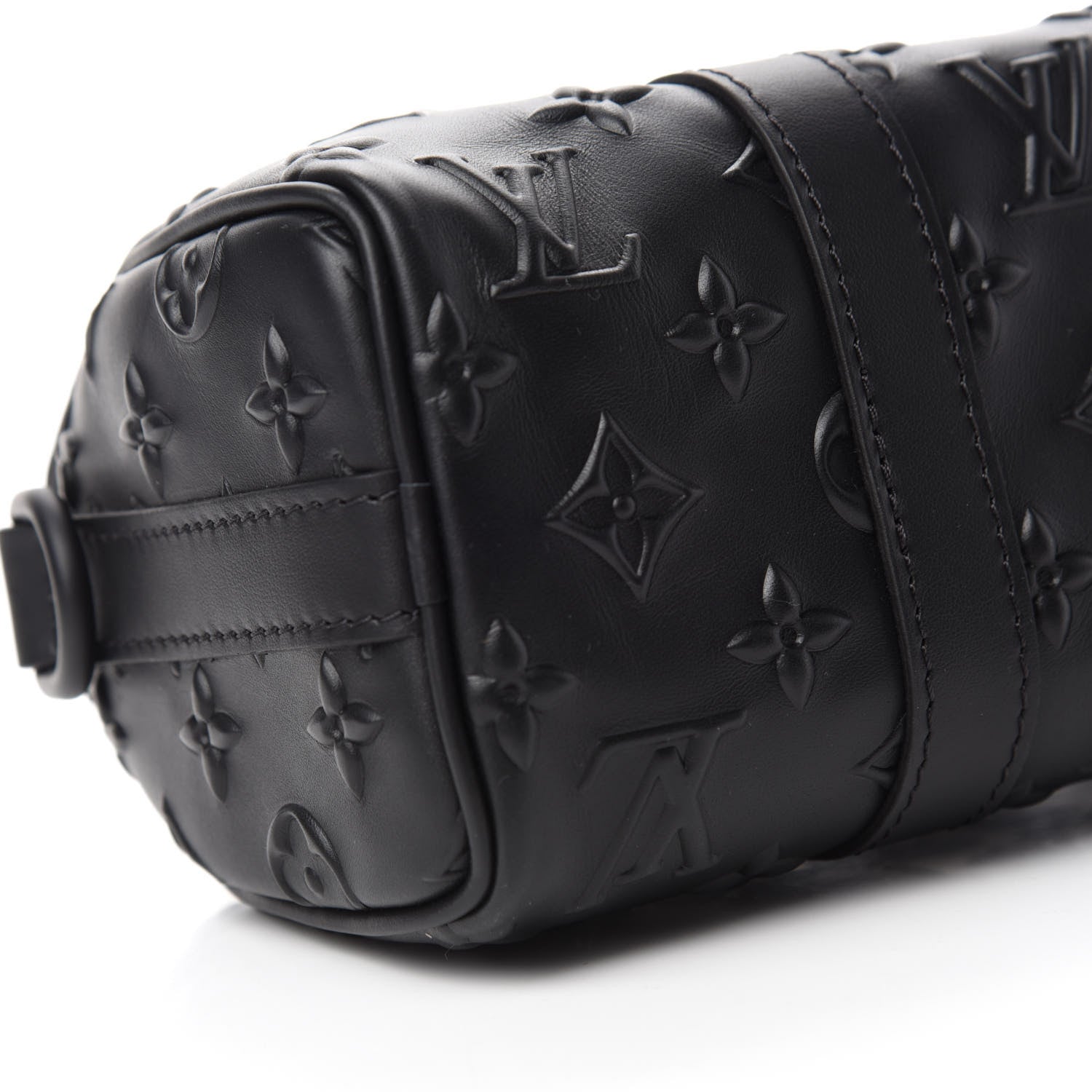 Louis Vuitton Monogram Seal Keepall XS Black 6 of 10