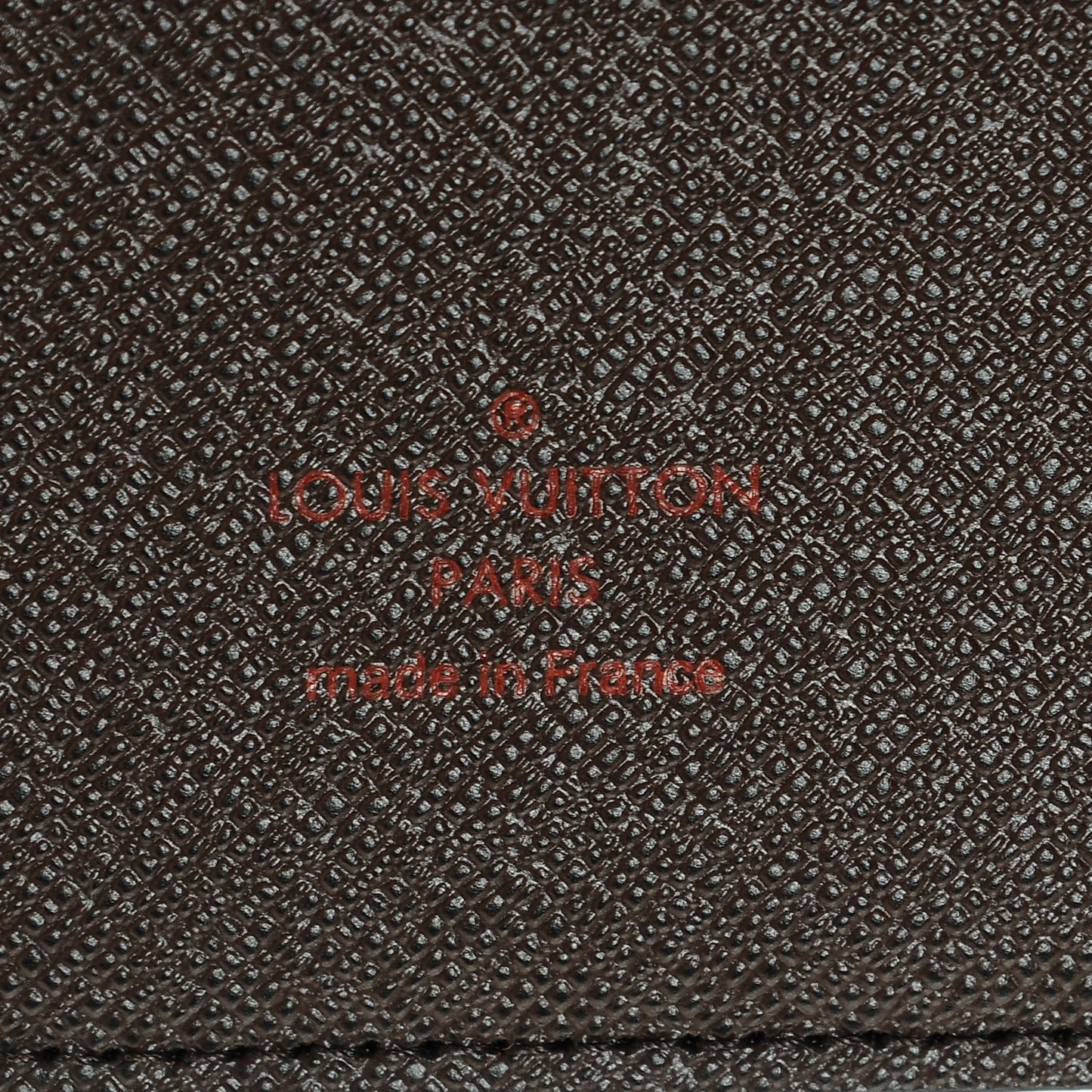 Damier Ebene Large Ring Agenda Cover