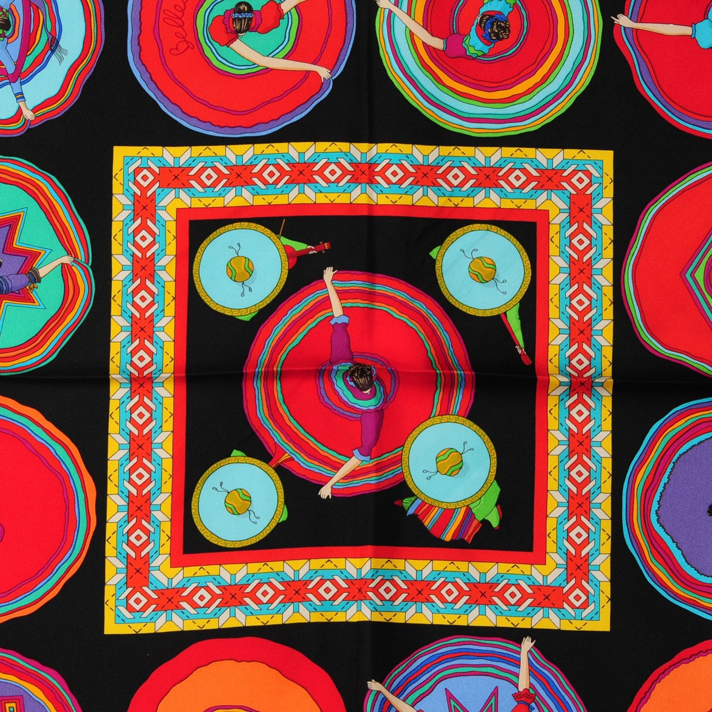 Silk Belles du Mexique Scarf 90