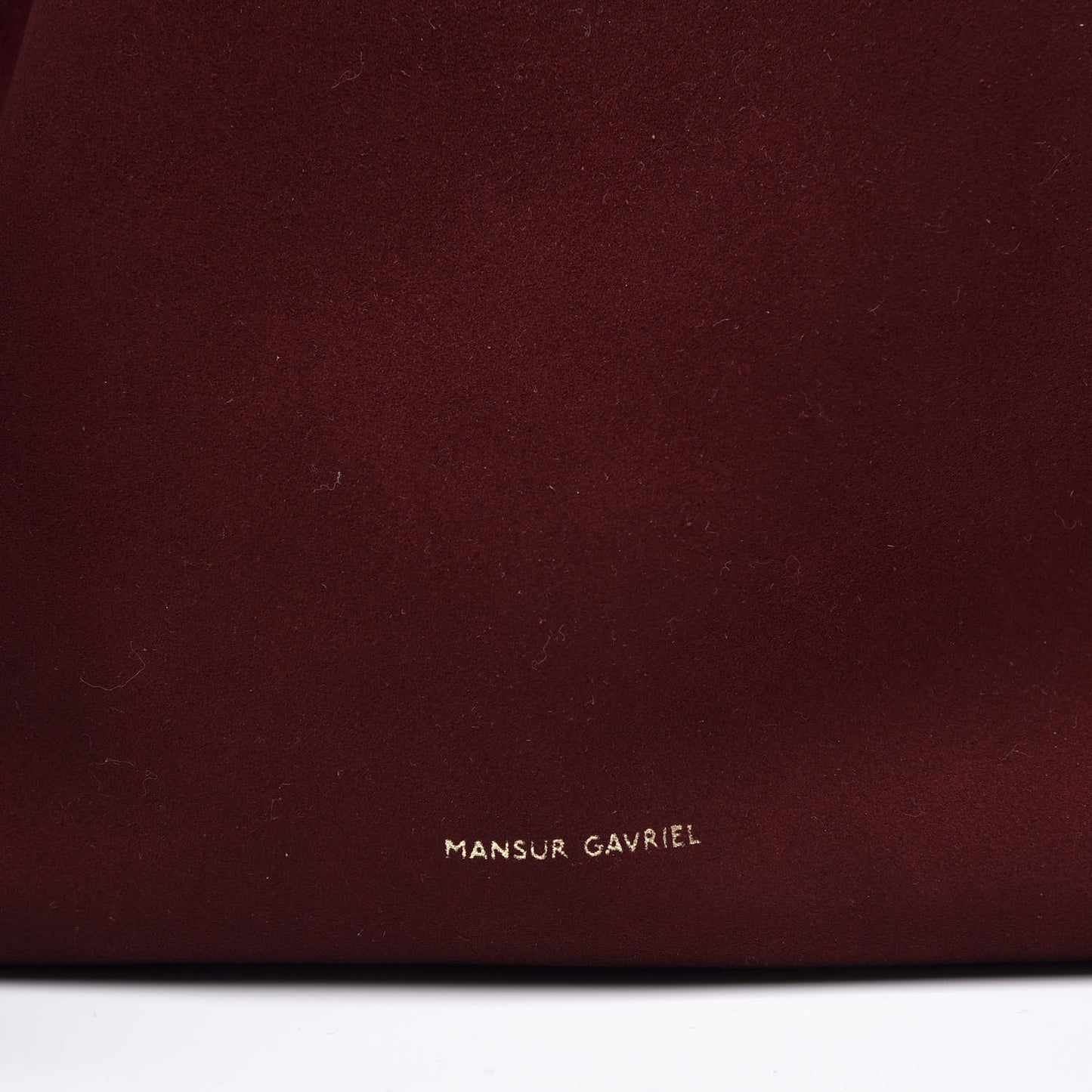 Suede Mini Bucket Bag Rococo
