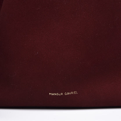 Mansur Gavriel Suede Mini Bucket Bag Rococo 9 of 9