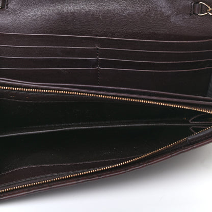 Gucci Guccissima Signature Dice Chain Wallet Chocolate 5 of 7