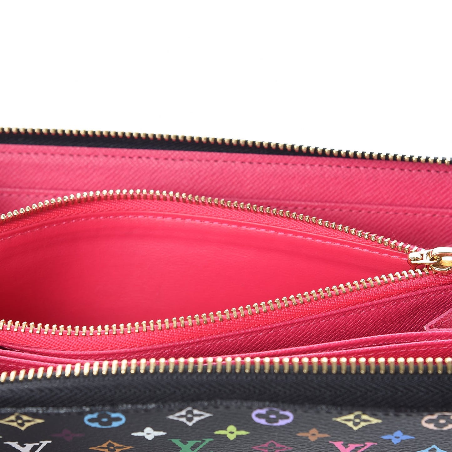 Monogram Multicolor Zippy Wallet Black Grenade