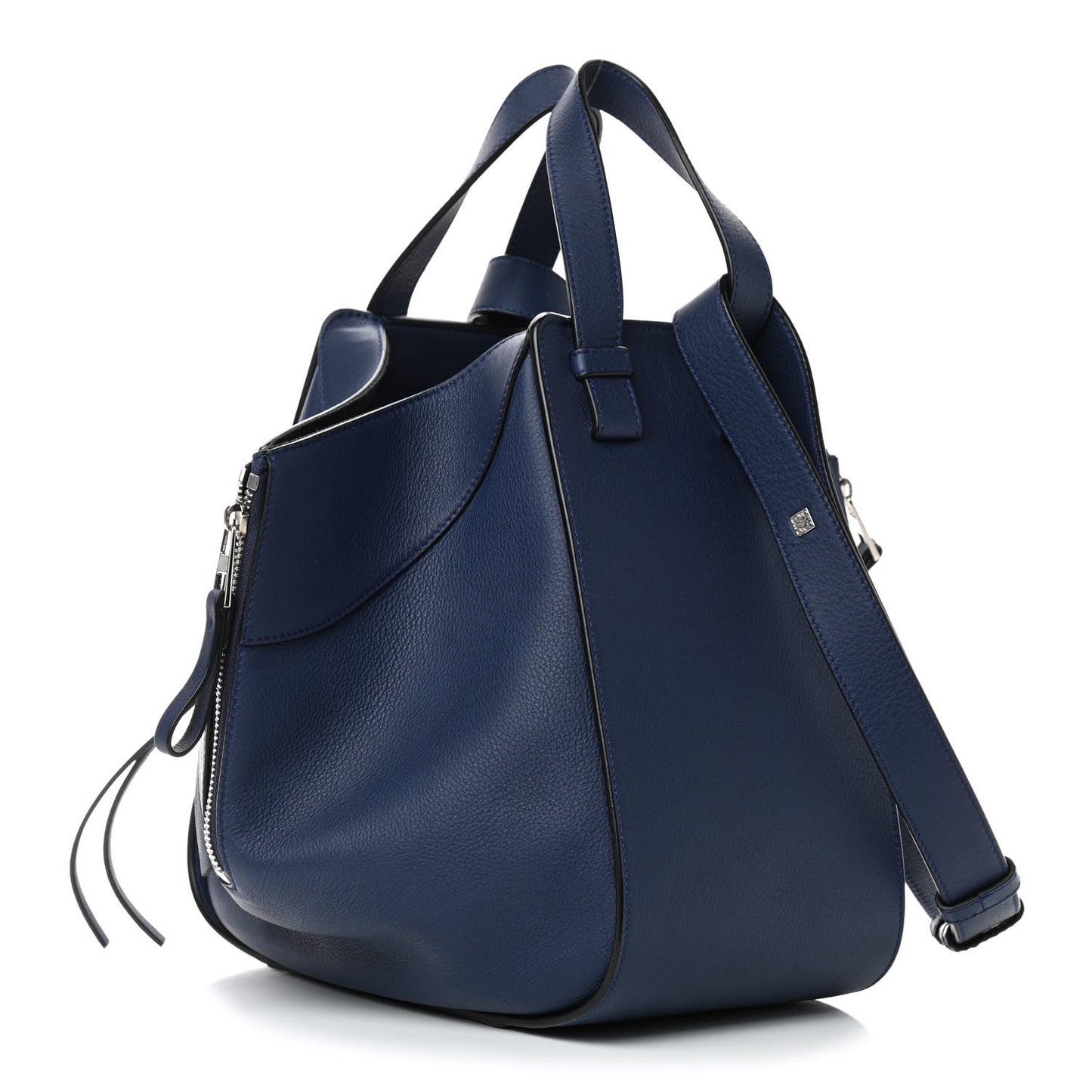 Calfskin Small Hammock Shoulder Bag Marine