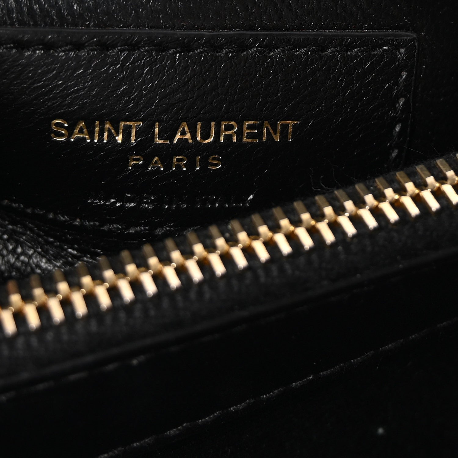 Saint Laurent Calfskin Y Quilted Monogram Small Loulou Chain Satchel Black 6 of 9
