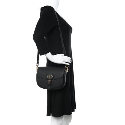 Christian Dior Grained Calfskin Medium Bobby Flap Black 2 of 10